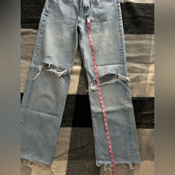 ZARA women’s light wash wide leg jeans size 4 - Picture 7 of 7